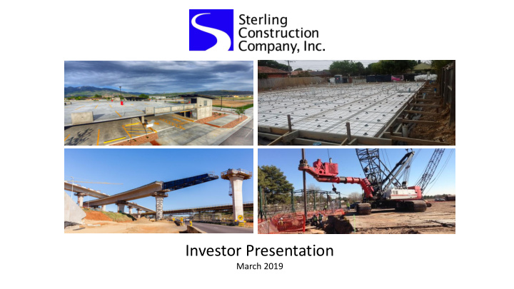 investor presentation