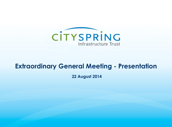 extraordinary general meeting presentation