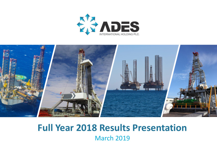 full year 2018 results presentation