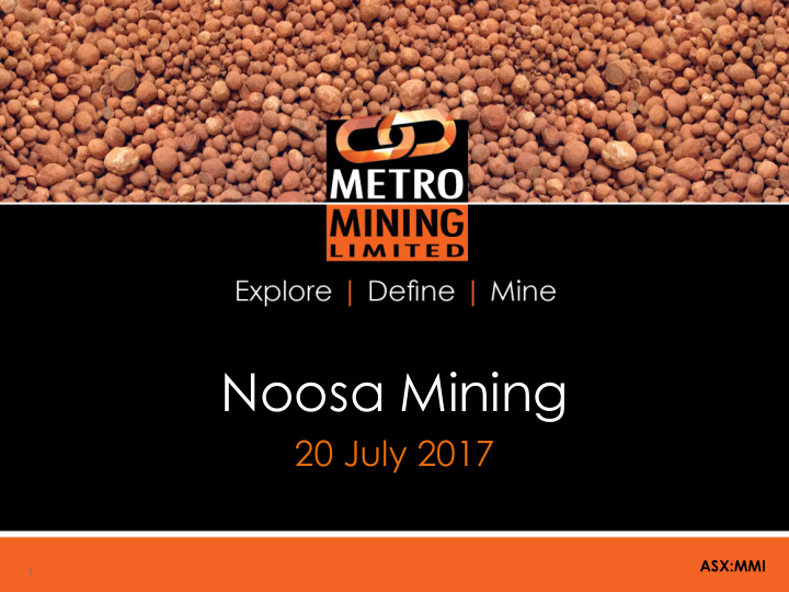 noosa mining