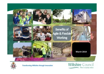 Benefits of  Benefits of  Agile &amp; Flexible  Agile &amp; Flexible  Working  Working  Working