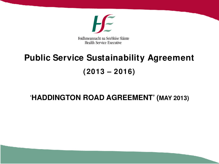 2013 2016 haddington road agreement may 2013 1
