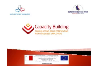 The &quot;CB4MicBEs project&quot; is part-financed by Operational  Programme II - Cohesion