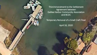 Third A  Amen  endmen  ent to t  the S  Settlem  emen  ent  Agree  eement b  between  een  Ga