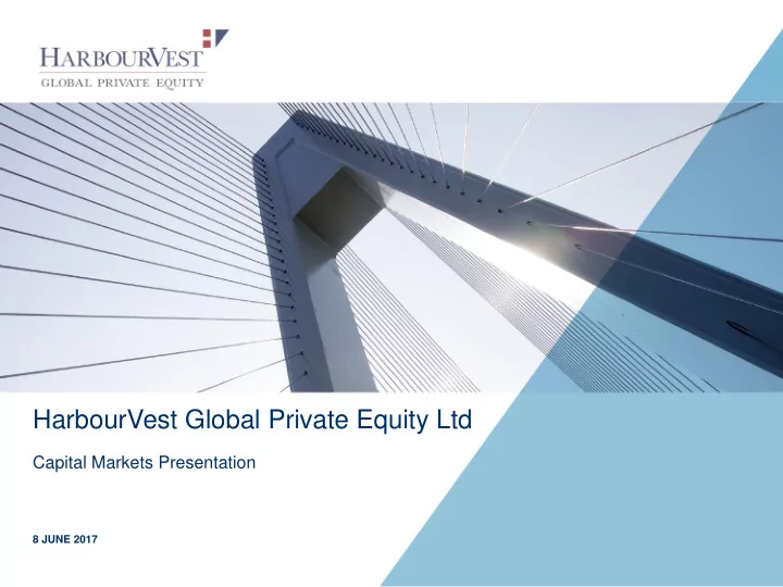 harbourvest global private equity ltd