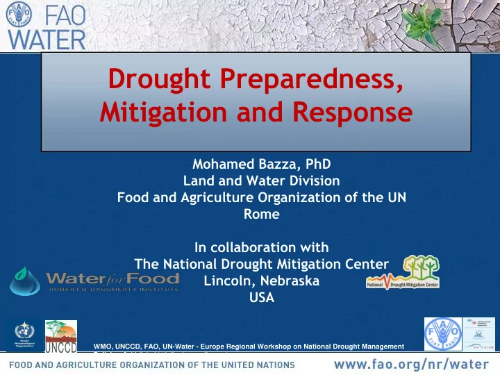 drought preparedness