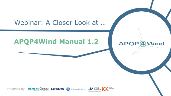 apqp4wind manual 1 2