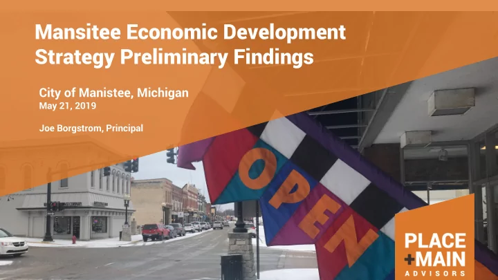 mansitee economic development strategy preliminary
