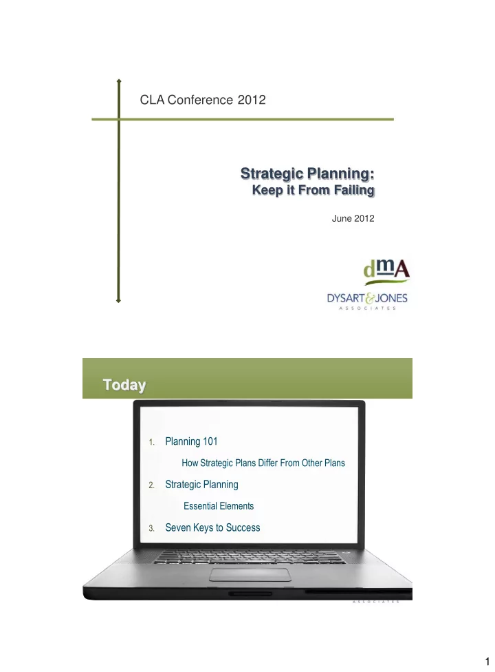 strategic planning