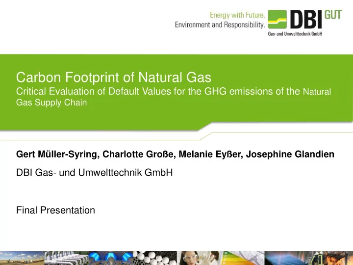 carbon footprint of natural gas