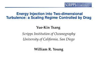 Energy Injection into Two-dimensional  Turbulence: a Scaling Regime Controlled by Drag  Yue-Kin