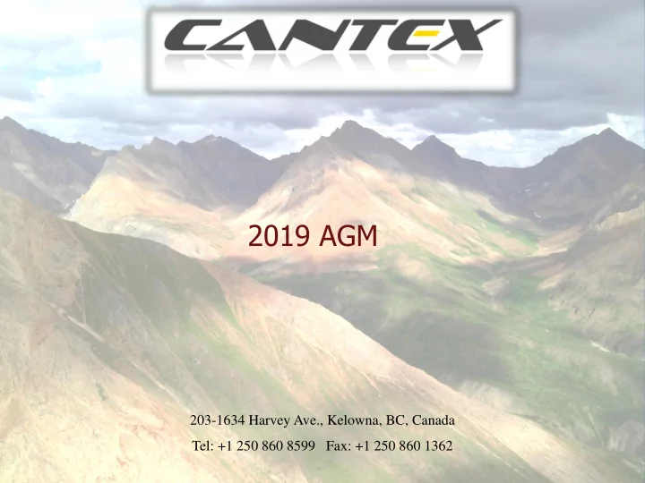 2019 agm
