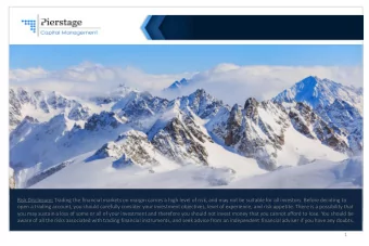 Risk Disclosure: Trading the financial markets on margin carries a high level of risk, and may not