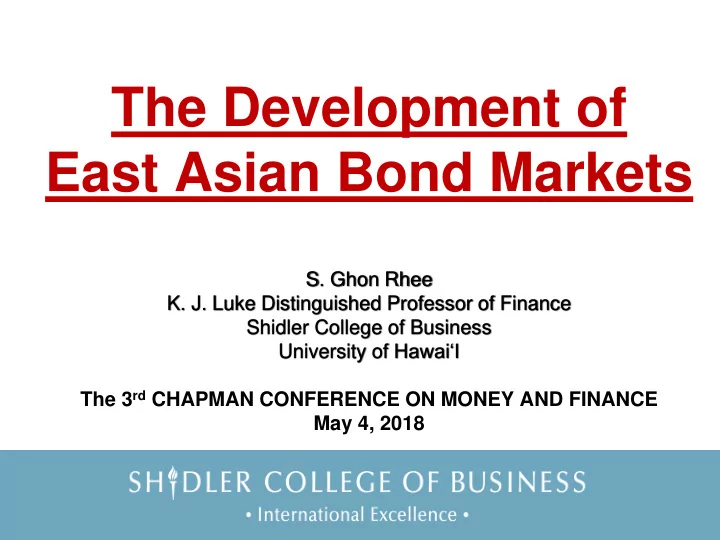 the development of