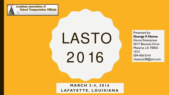 lasto