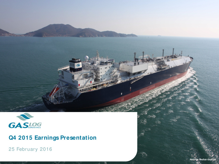 q4 2015 earnings presentation