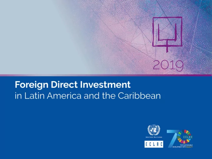 contents of the 2019 fdi report