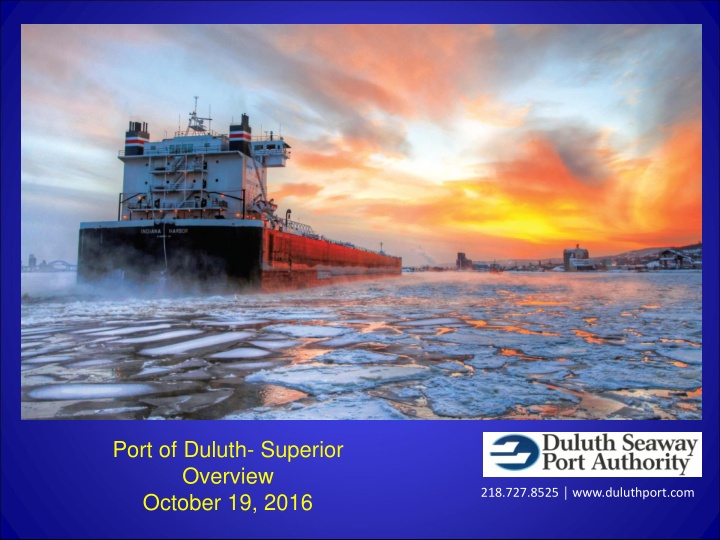port of duluth superior overview