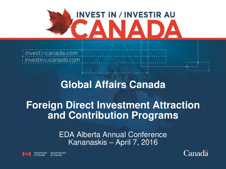 foreign direct investment attraction