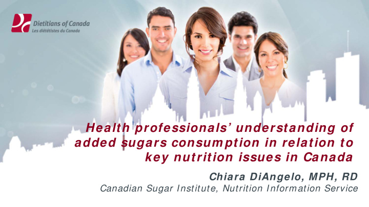 health professionals understanding of added sugars consum