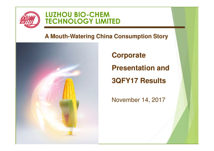 luzhou bio chem technology limited