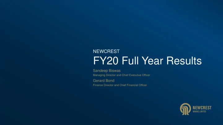 fy20 full year results