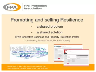 THE UKs NATIONAL FIRE SAFETY ORGANISATION  THE UKs NATIONAL FIRE SAFETY ORGANISATION