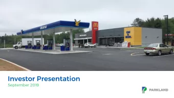 Investor Presentation  September 2019  1  Forward Looking Statement &amp; Note on Non-GAAP Measures