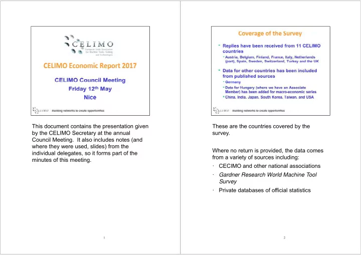 this document contains the presentation given these are