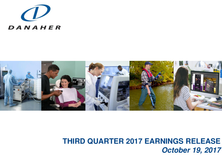 third quarter 2017 earnings release