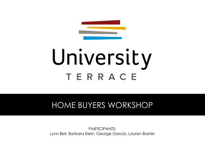 home buyers workshop
