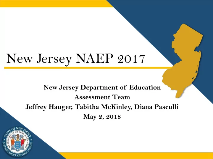 new jersey naep 2017