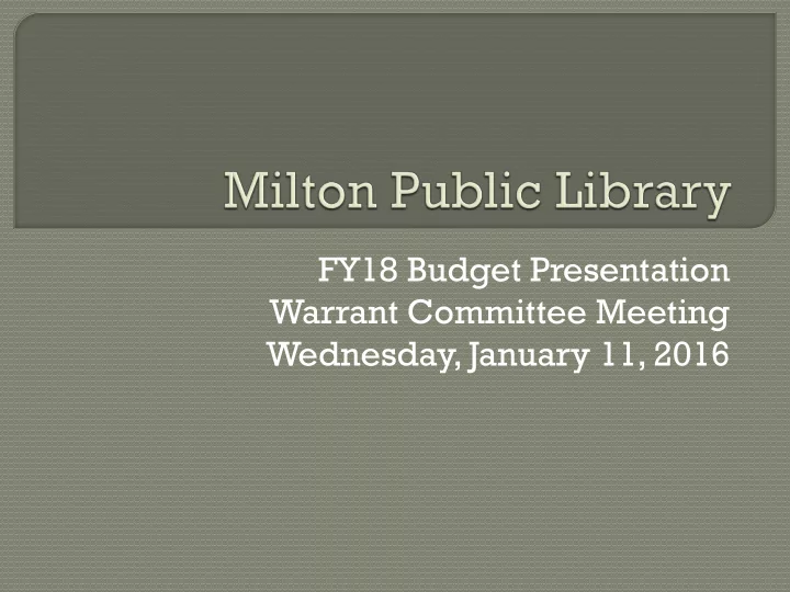 wednesday january 11 2016