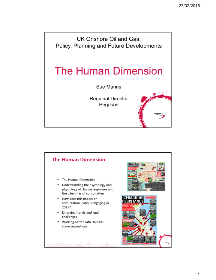 the human dimension
