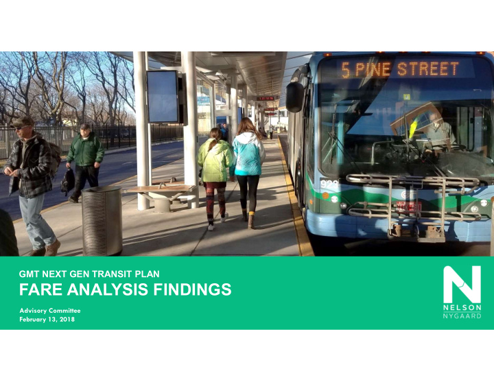 fare analysis findings