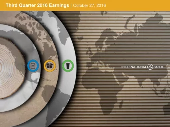 Forward-Looking Statements  Certain statements in these slides and made during this presentation