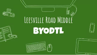 BYODTL  Student Device Expectations  You MUST have a signed BYODTL contract to bring a device to