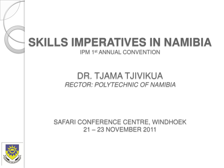 skills imperatives in namibia