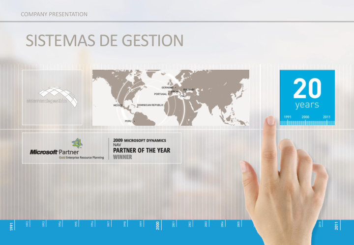 sistemas de gestion company presentation