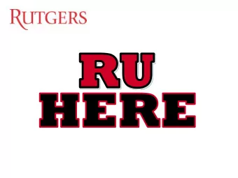 Confirming Fall 2018 Attendance During the week of August 27 th you will be prompted to