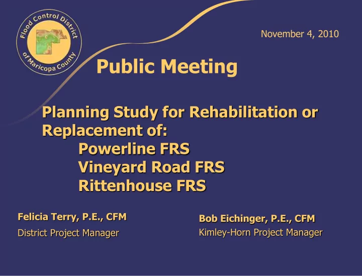 public meeting