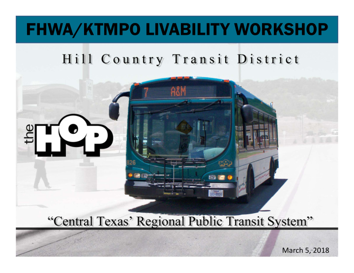 fhwa ktmpo livability workshop