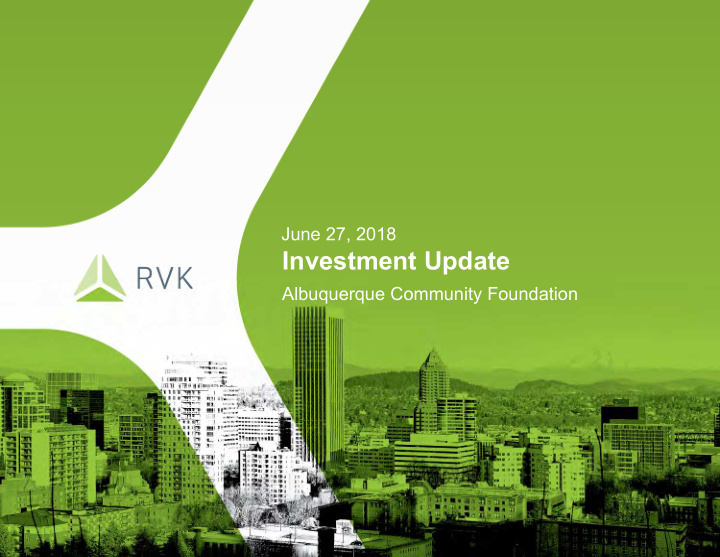 investment update