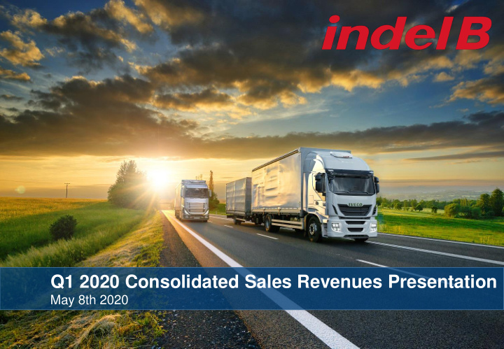 q1 2020 consolidated sales revenues presentation