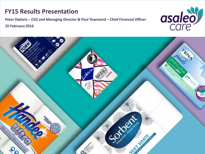 fy15 results presentation