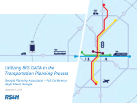 utilizing big data in the transportation planning process