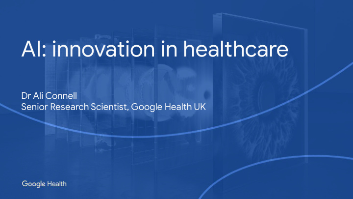 ai innovation in healthcare