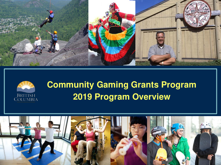 community gaming grants program 2019 program overview