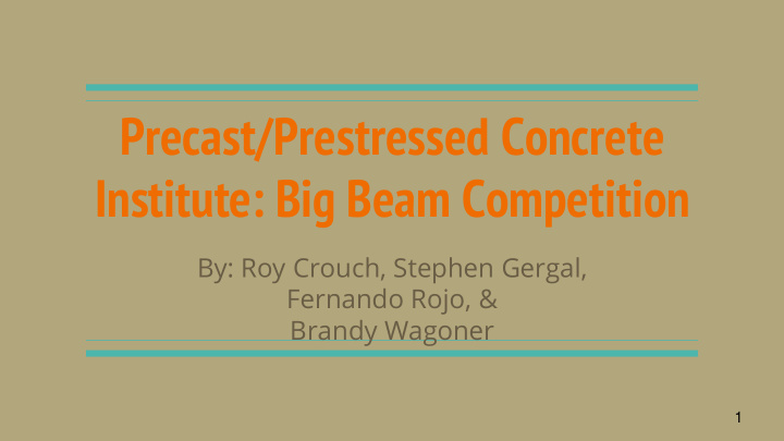 precast prestressed concrete institute big beam