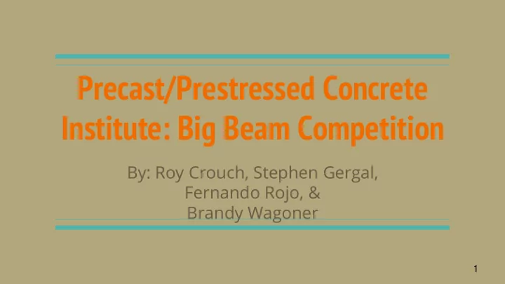 precast prestressed concrete institute big beam